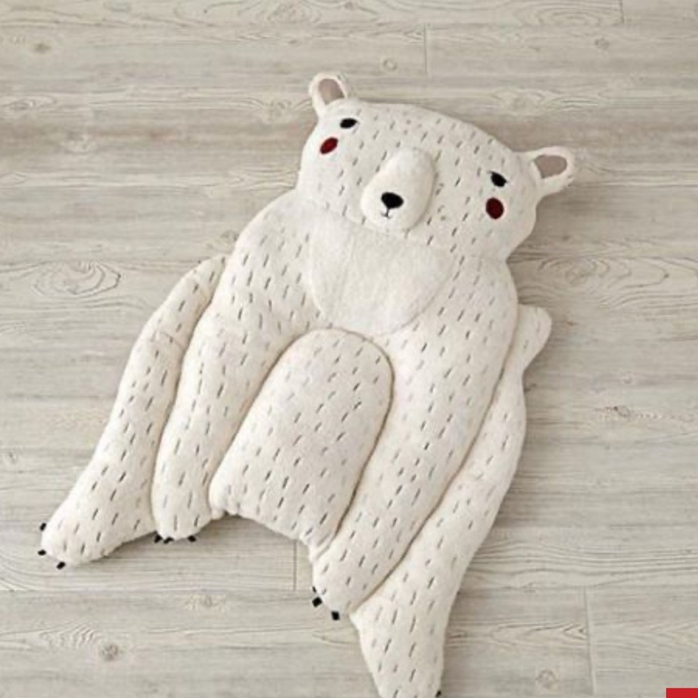 The Land of Nod Polar Bear Baby Play/Nap Mat